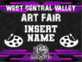 Custom WCV Art Fair Yard Sign