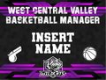 Custom WCV Basketball Manager Yard Sign