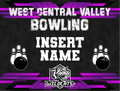 Custom WCV Bowling Yard Sign