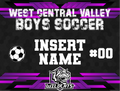 Custom WCV Boy's Soccer Yard Sign