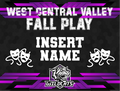 Custom WCV Fall Play Yard Sign