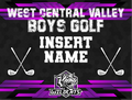 Custom WCV Boy's Golf Yard Sign