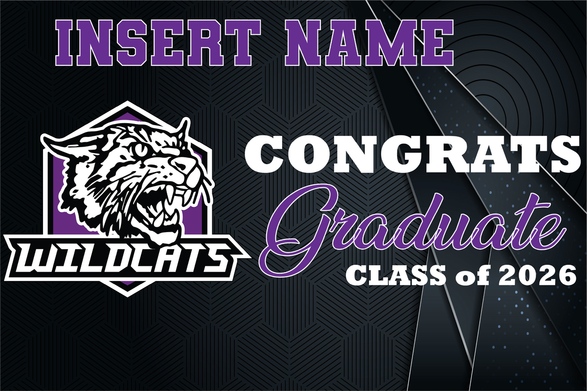 Custom WCV Senior Yard Sign (no photo)