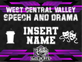 Custom WCV Speech and Drama Yard Sign