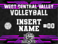Custom WCV Volleyball Yard Sign