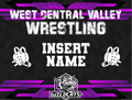 Custom WCV Wrestling Yard Sign
