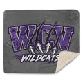 WCV Wildcat Claw Sherpa Blanket