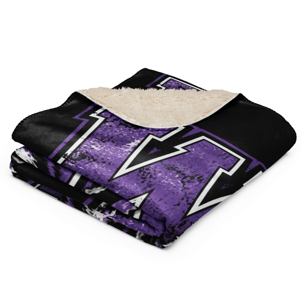WCV Wildcat Claw Sherpa Blanket